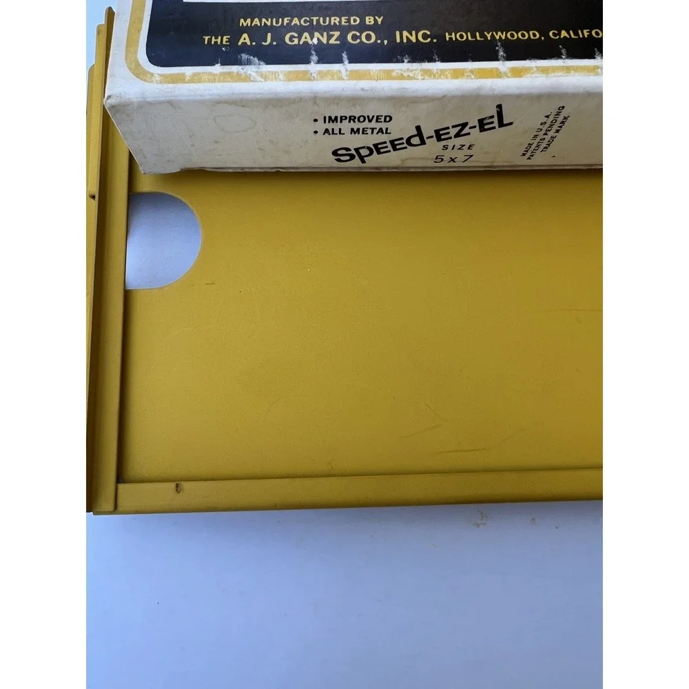 Vintage AJ Ganz All Metal Speed-Ez-El original box, 5x7